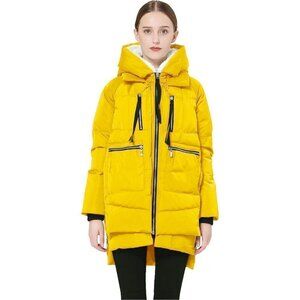 Women's Imported Polyester Sleeve Filling duck Thickened Down  Jacket